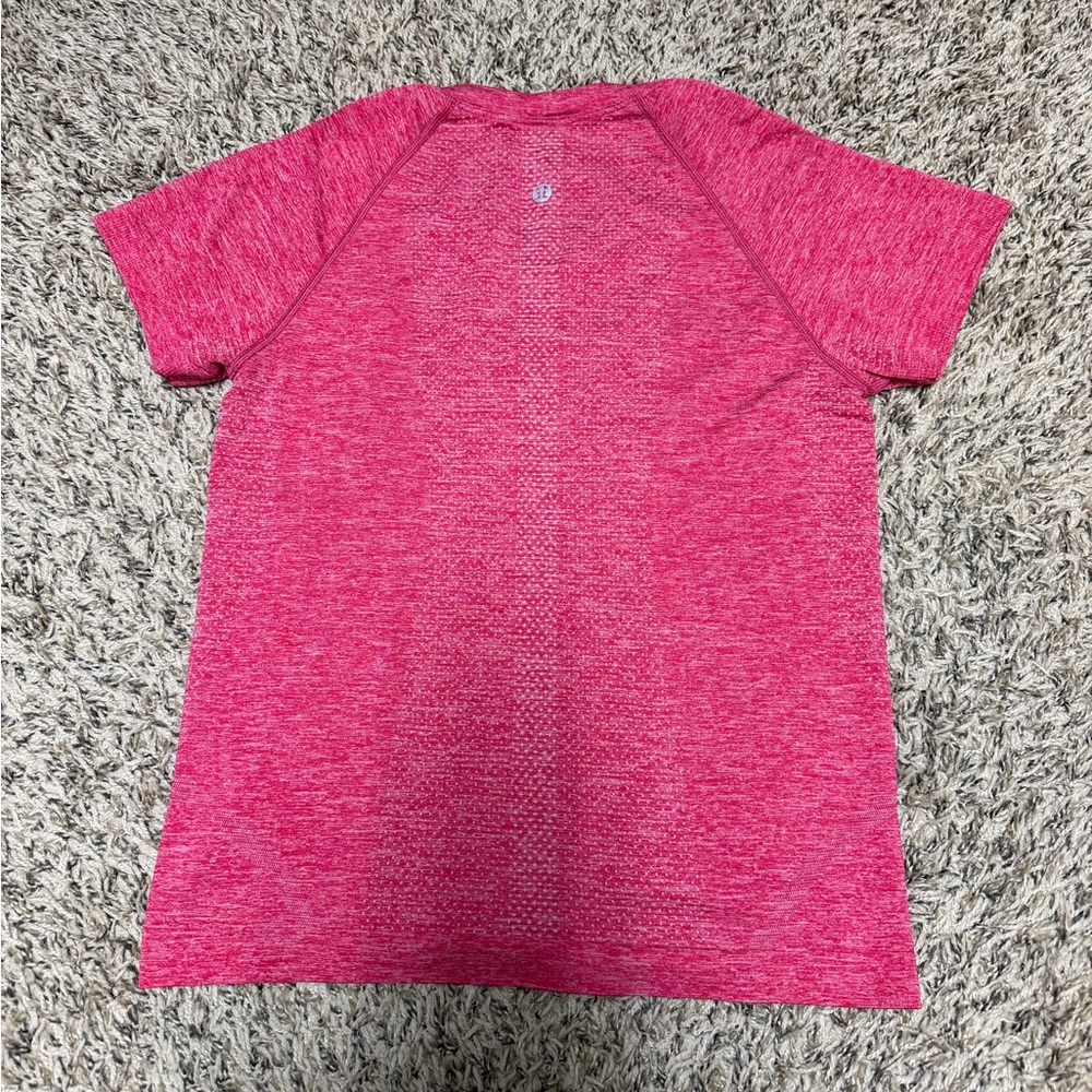 lululemon athletica Pink Short Sleeve Performance Tee